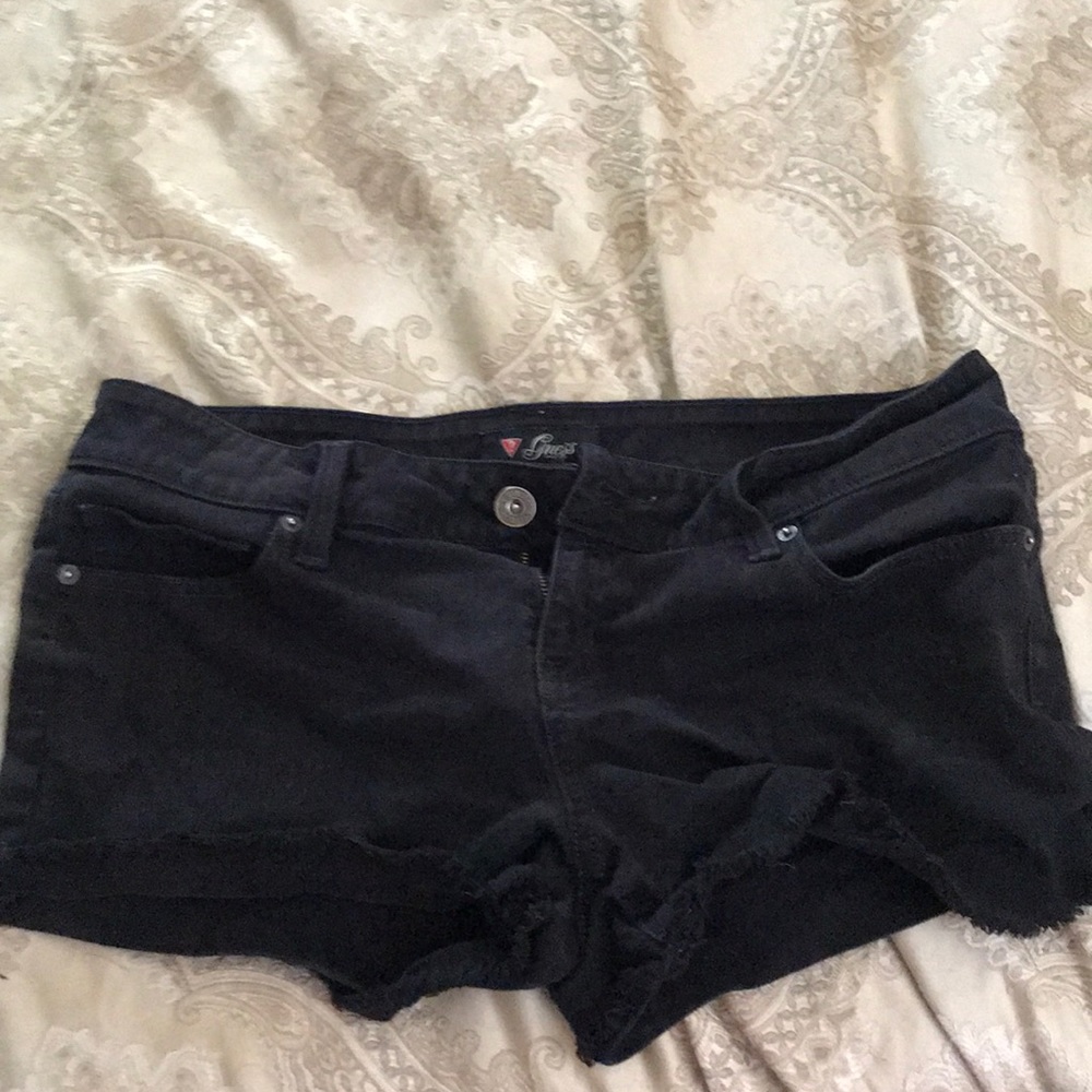 Black Guess Shorts